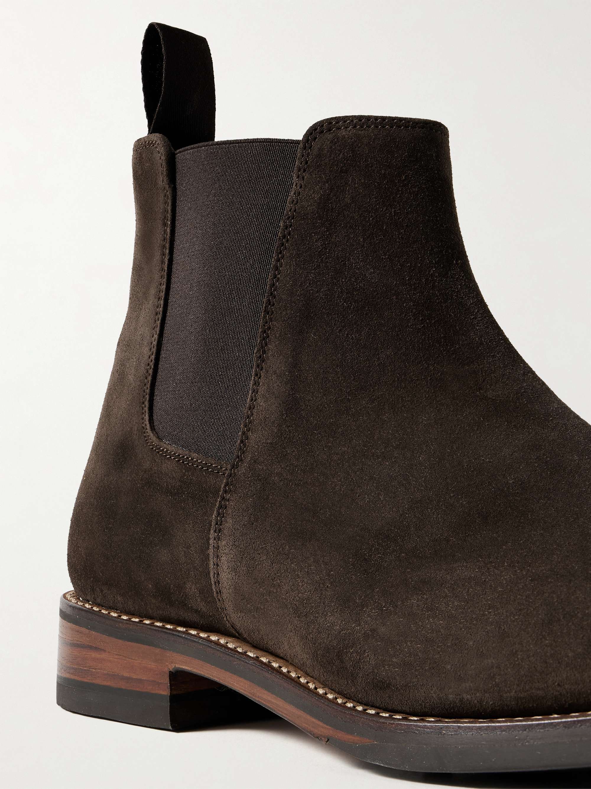 Grenson declan suede chelsea boots clearance