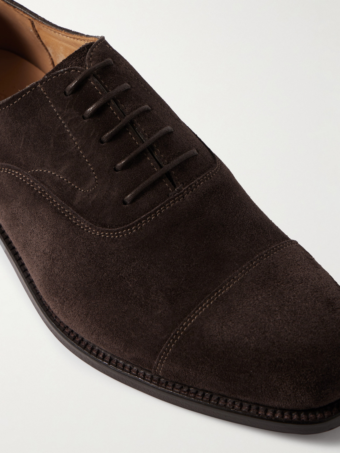 GRENSON CAMBRIDGE SUEDE OXFORD SHOES