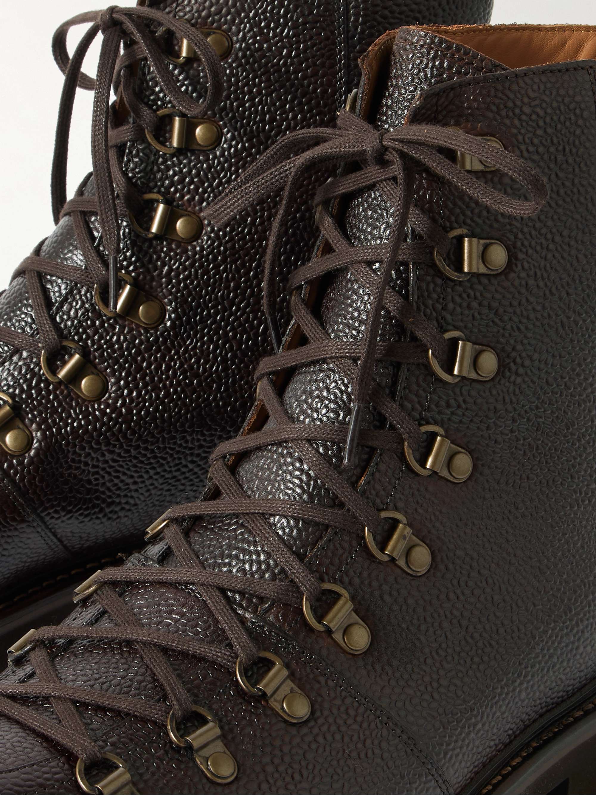Brady Pebble Grain Leather Boots