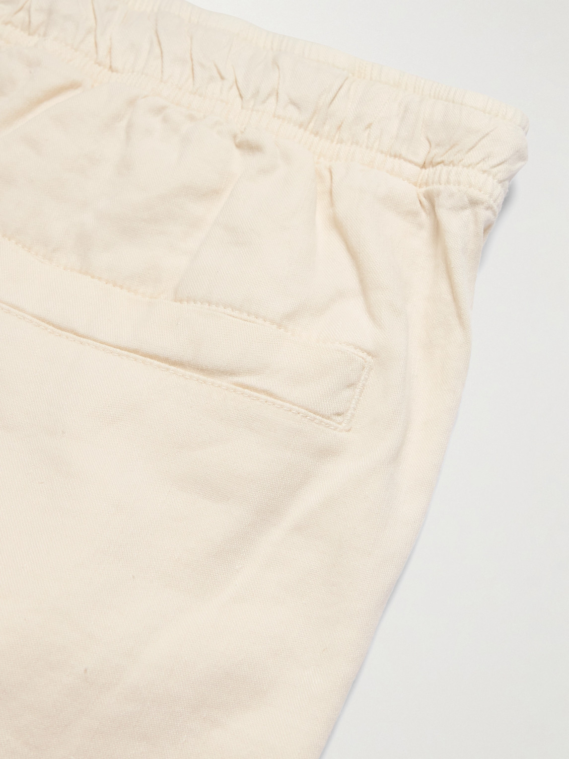 Orlebar Brown Alex Tapered Stretch Linen And Lyocell-blend Drawstring Trousers In Neutrals