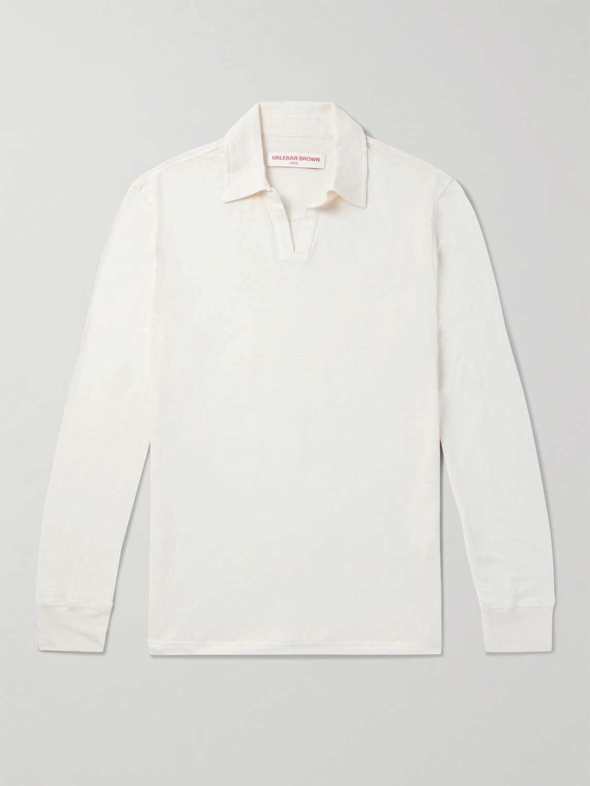 Orlebar Brown Felix Linen-Blend Jersey Polo hirt - Men