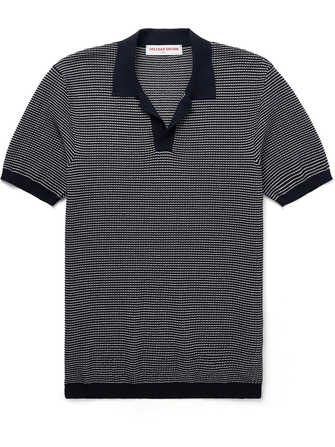 Roddy Waffle-Knit Polo Shirt