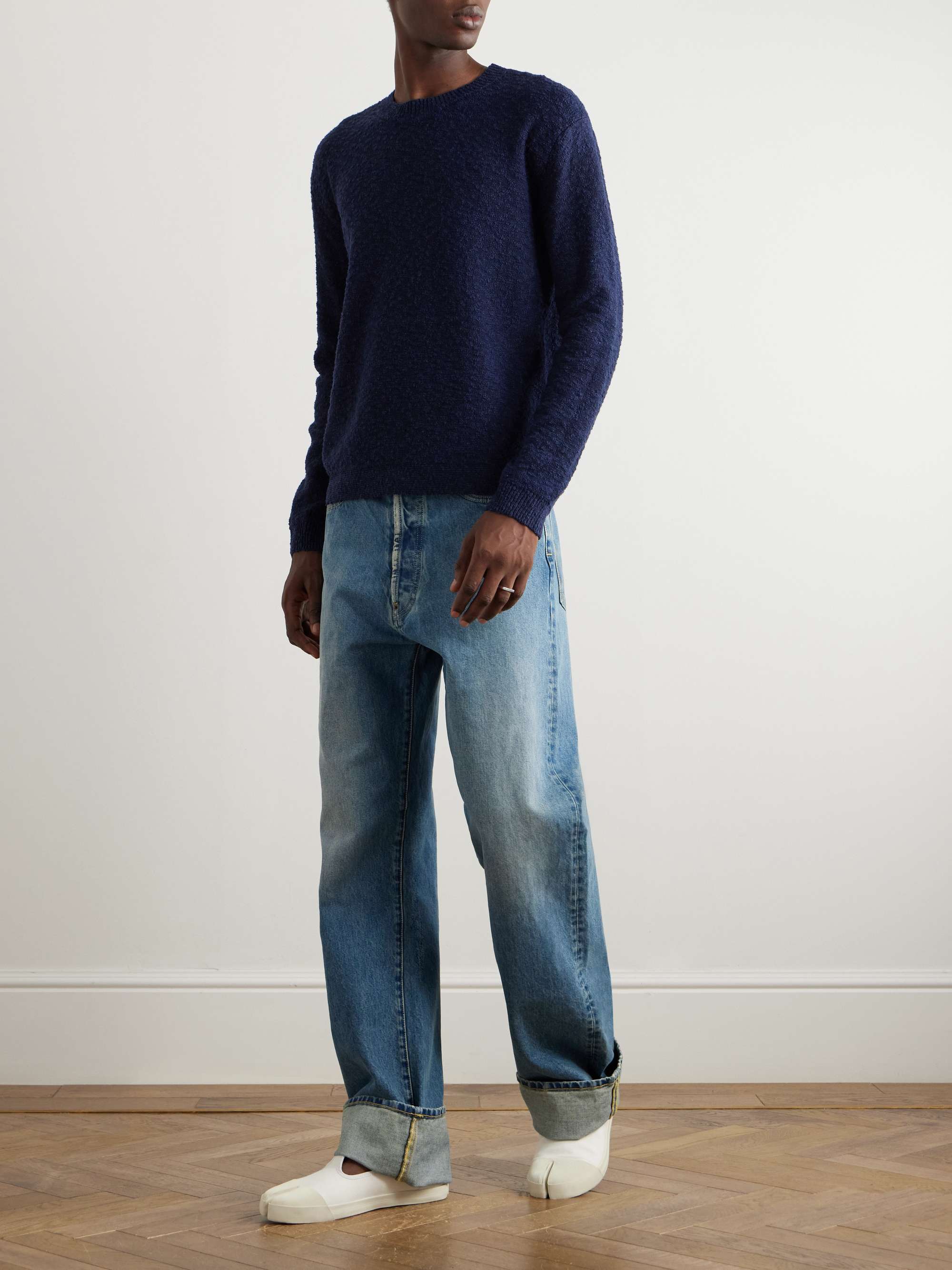 MAISON MARGIELA Cotton-Blend Bouclé Sweater for Men | MR PORTER MAISON MARGIELA Cotton-Blend Bouclé Sweater for Men | MR PORTER