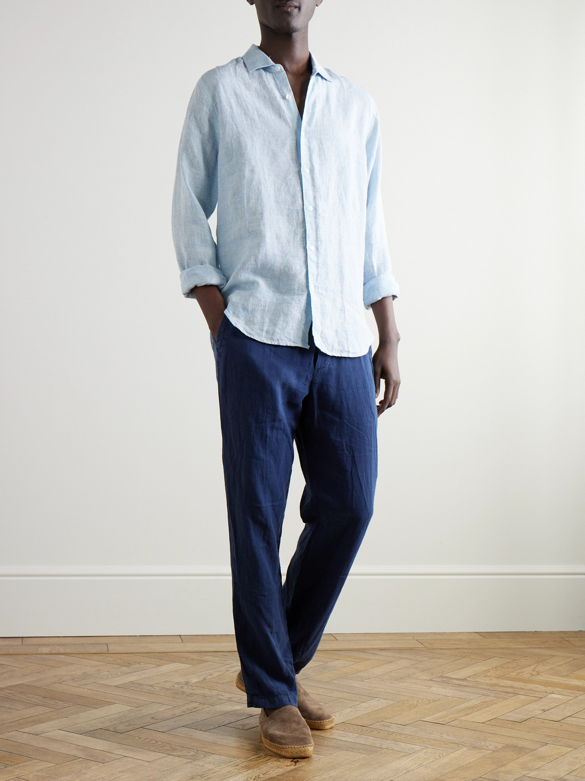 ORLEBAR BROWN GILES LINEN SHIRT