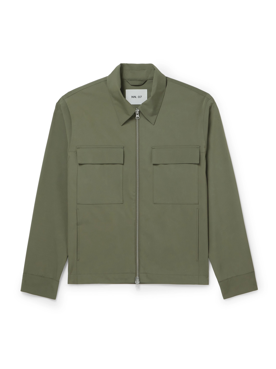 Nn07 Alban 8240 Recycled-twill Jacket In Green
