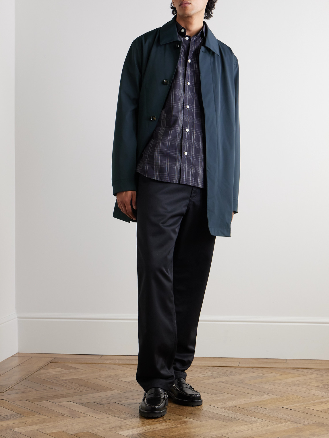 NN07 KIM 8240 RECYCLED-TWILL TRENCH COAT