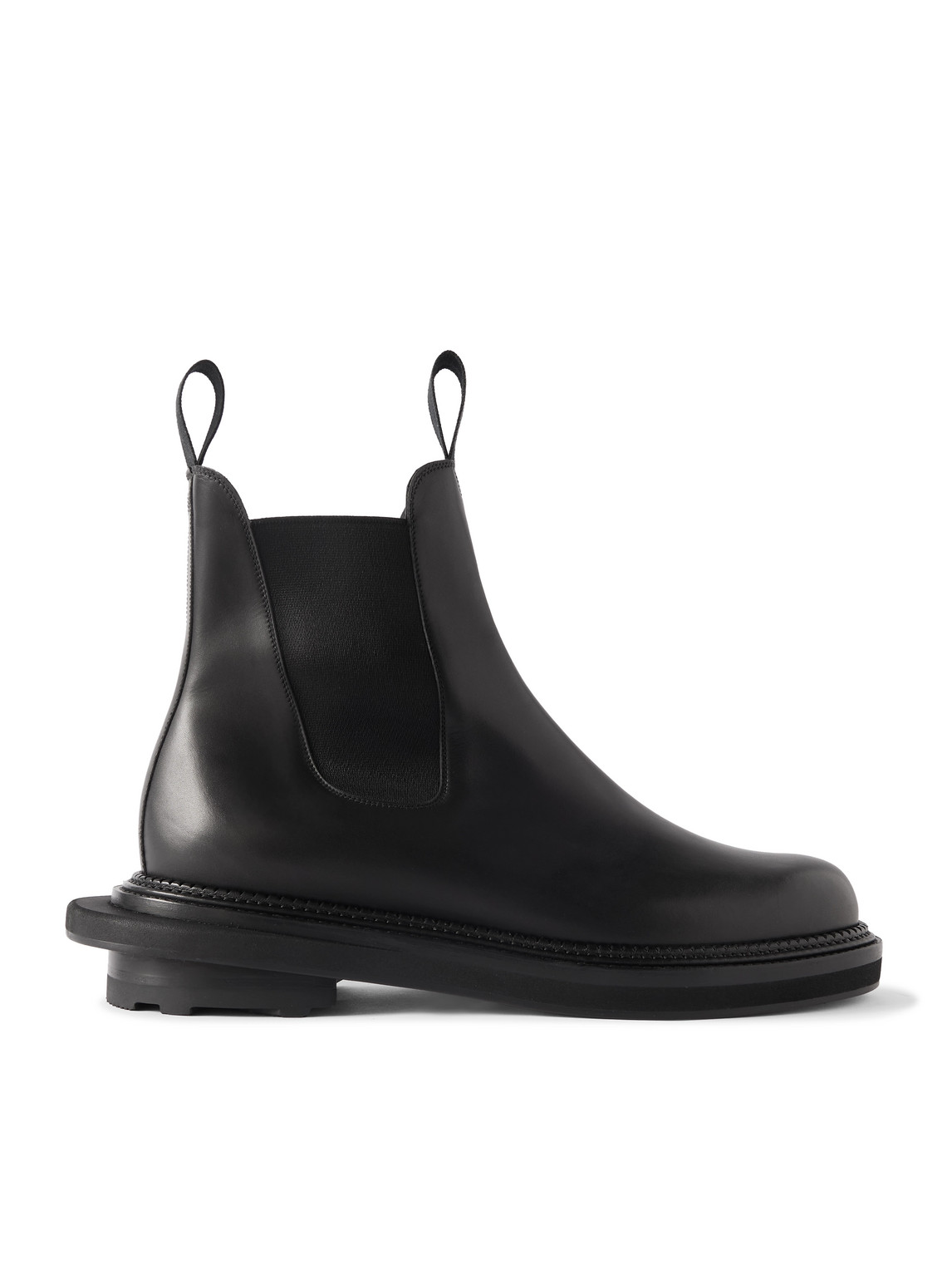 Jm Weston Sacai Leather Chelsea Boots