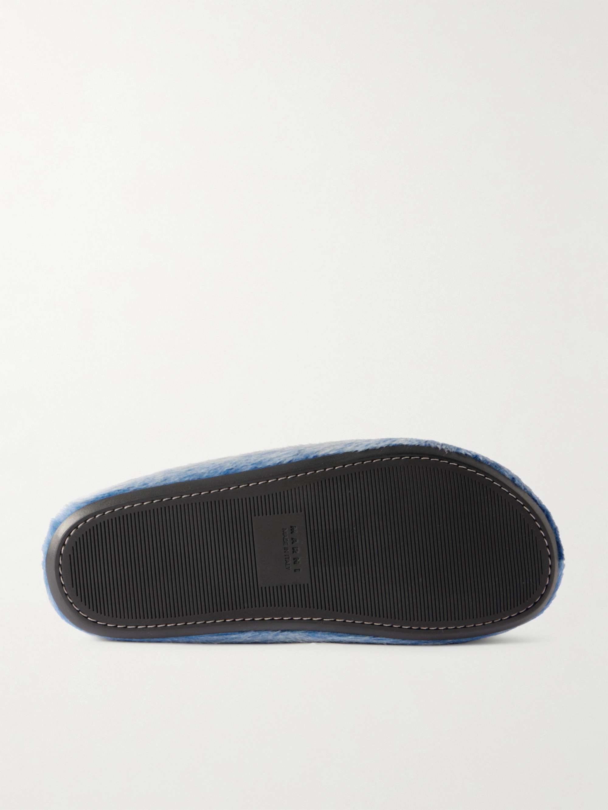 RICK OWENS Shearling Mules for Men | MR PORTER