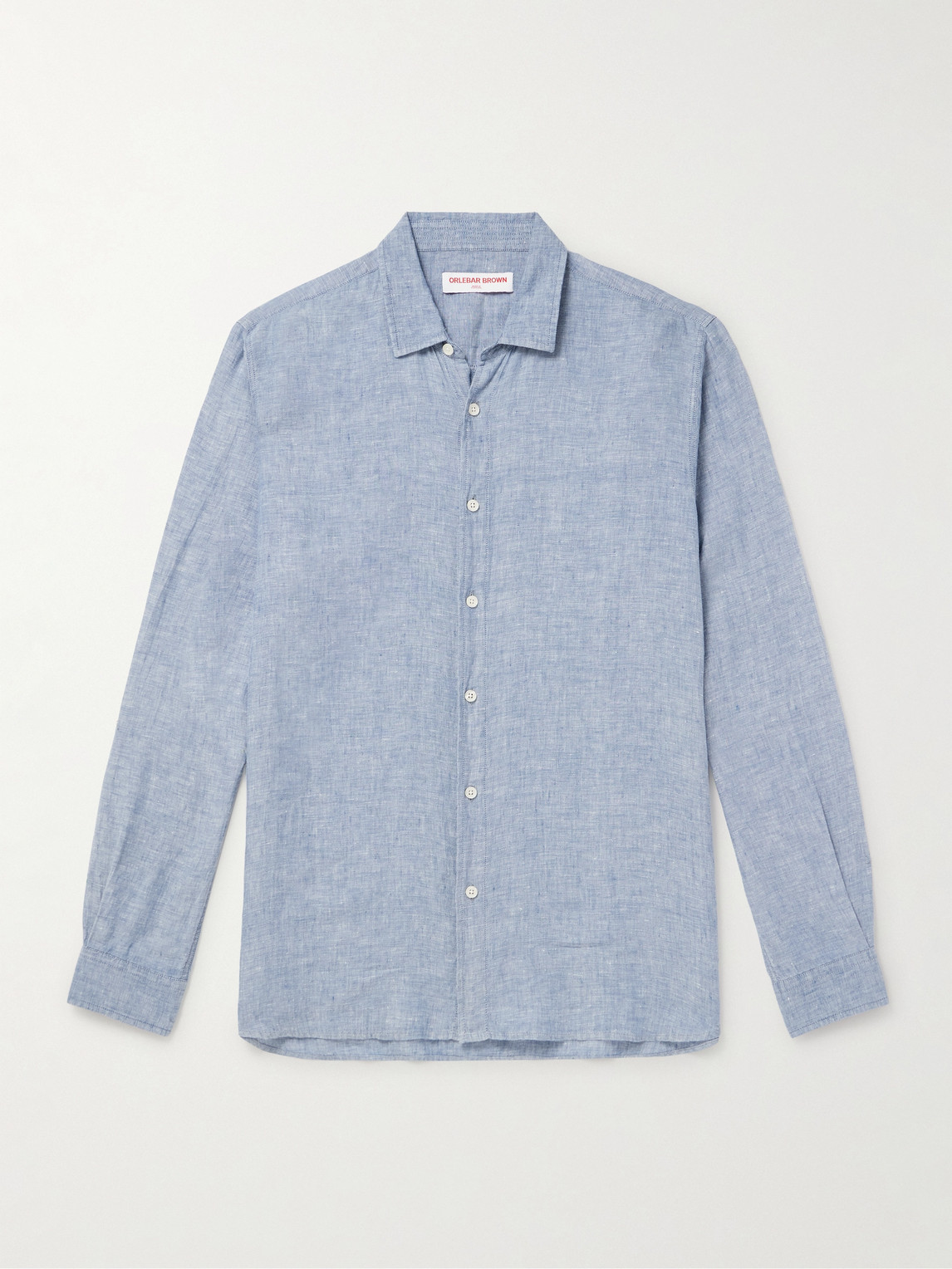 Orlebar Brown Justin Linen-Chambray hirt - Men