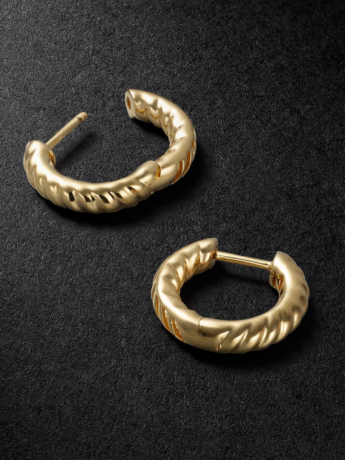 Anita Ko Zoe Small 18-karat Gold Hoop Earrings In Gold
