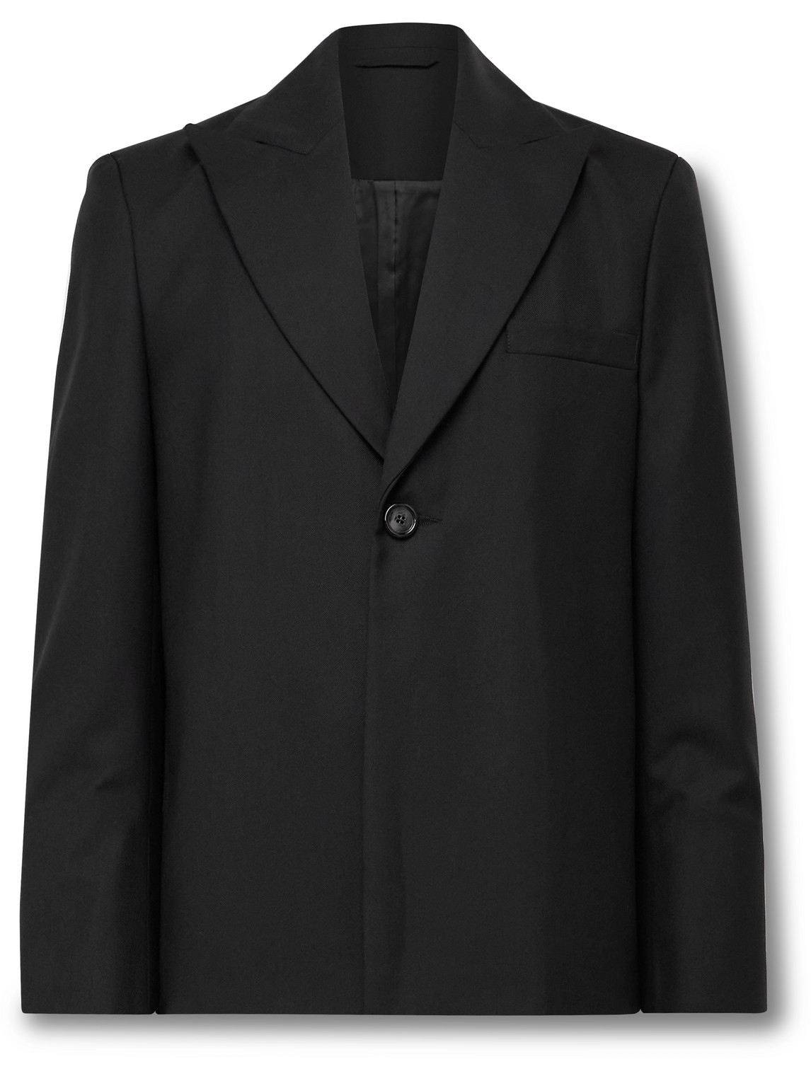 Séfr Seydou Twill Blazer In Black