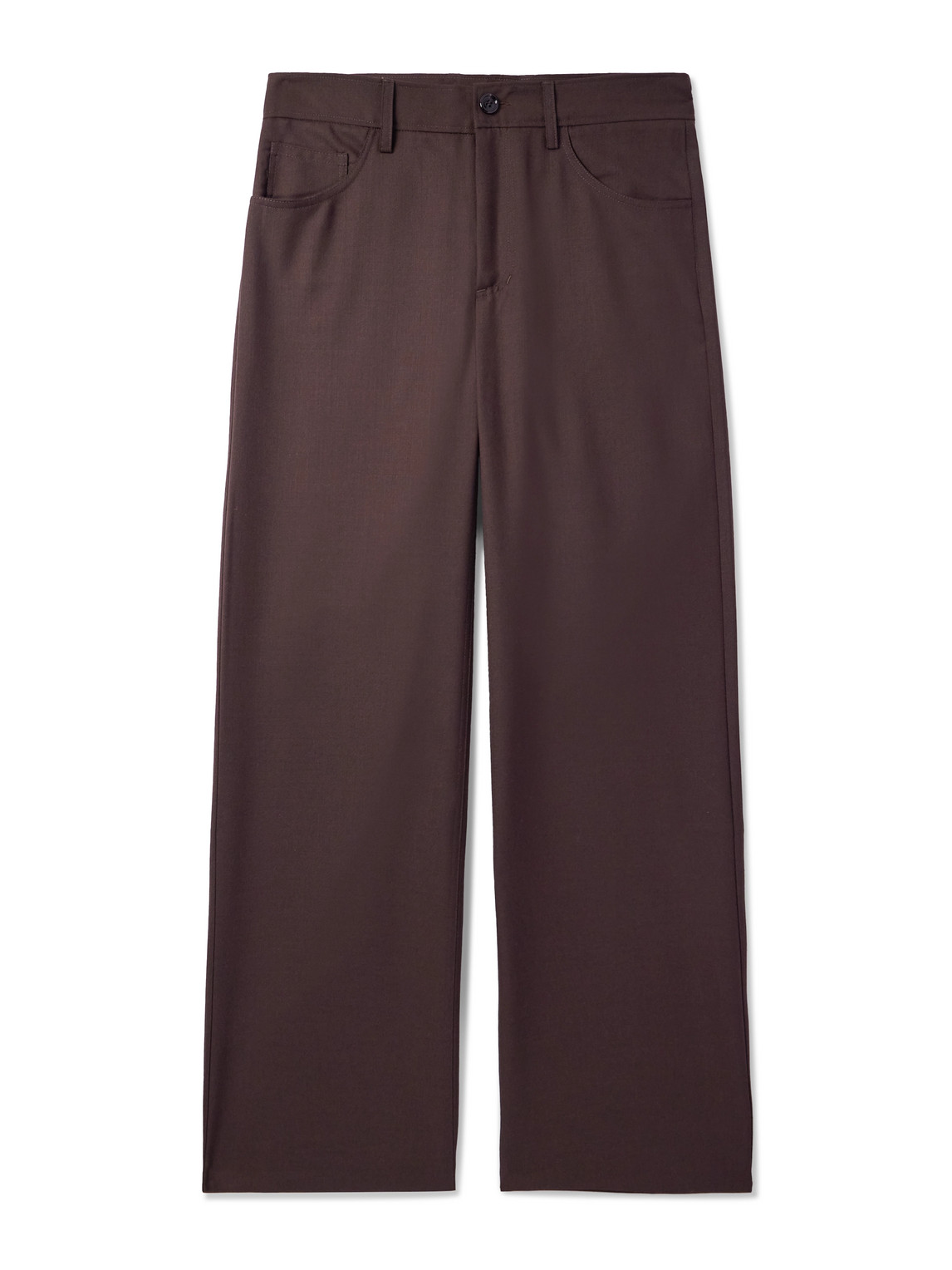 Jiro Wide-Leg Twill Trousers