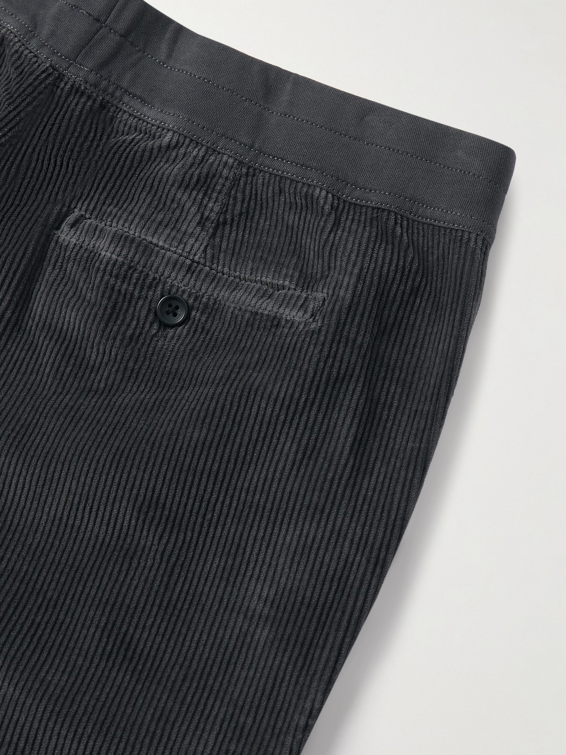 JAMES PERSE SLIM-FIT GARMENT-DYED COTTON-BLEND CORDUROY CHINOS 