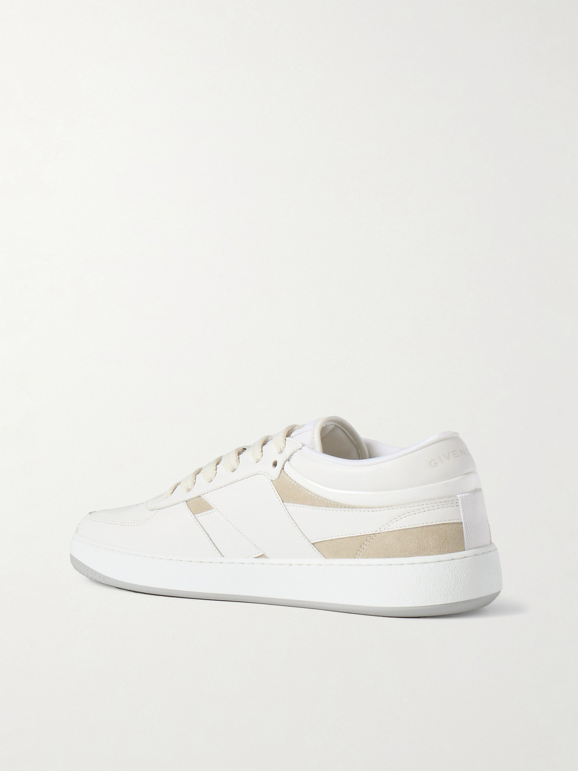 Givenchy G Move White Low Top Sneakers With Logo Detail On The Side In Leather Man In White