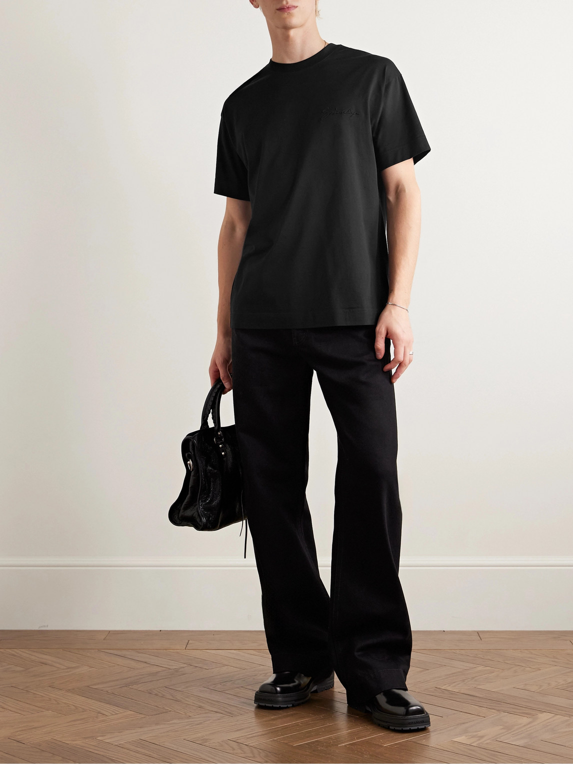 Givenchy - Logo-Embossed Cotton-Jersey T-Shirt - Curated