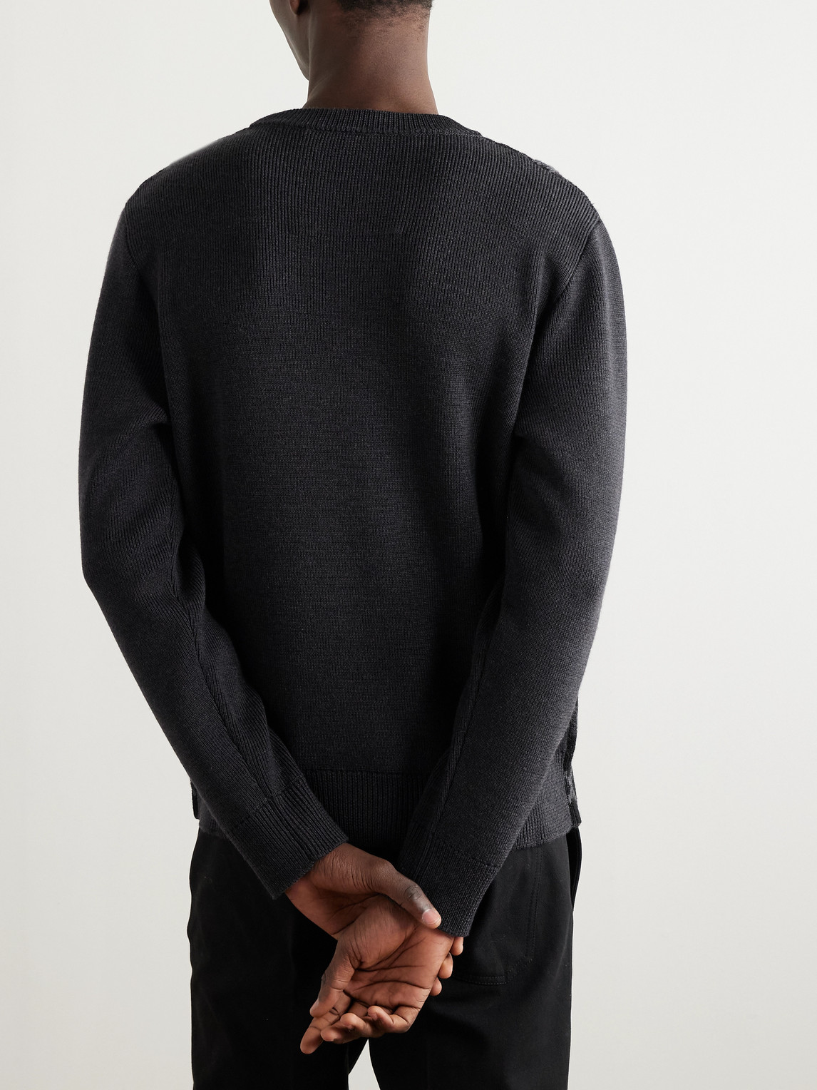  Givenchy - Argyle Wool-blend Sweater - Men - Gray - S 