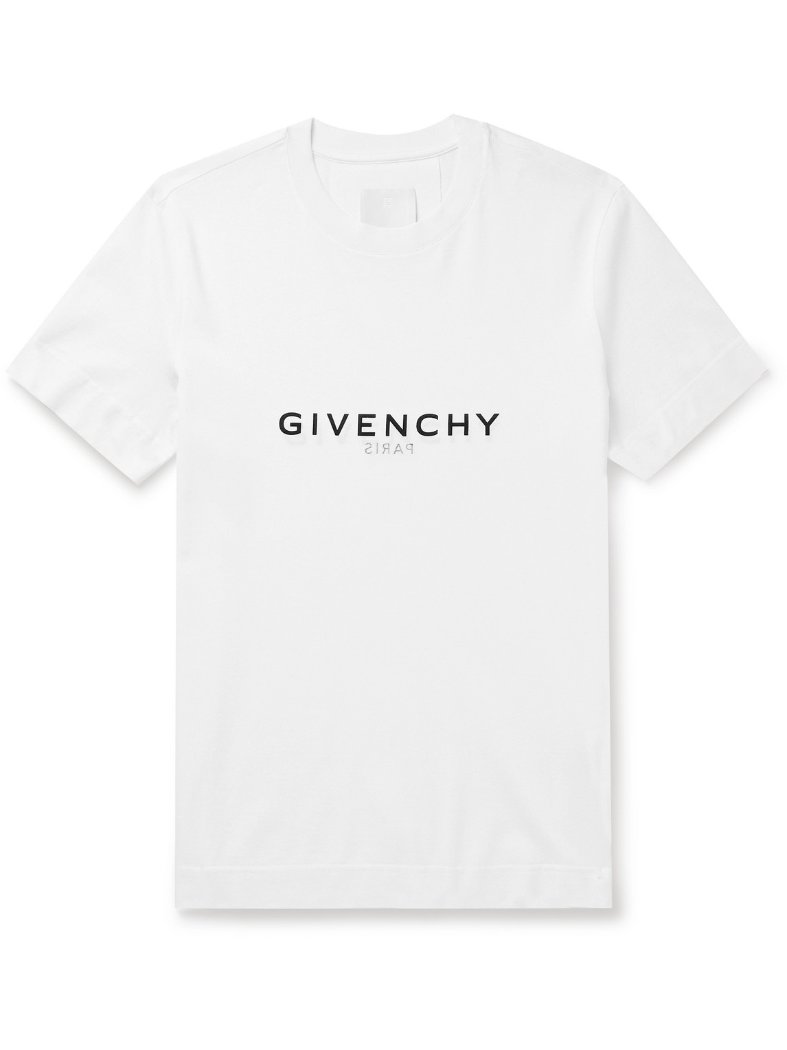 Givenchy Men White Cotton T-shirt