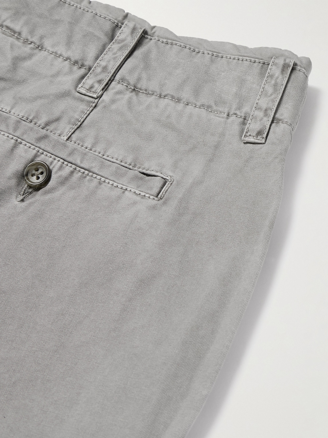 JAMES PERSE STRAIGHT-LEG COTTON-CANVAS TROUSERS 