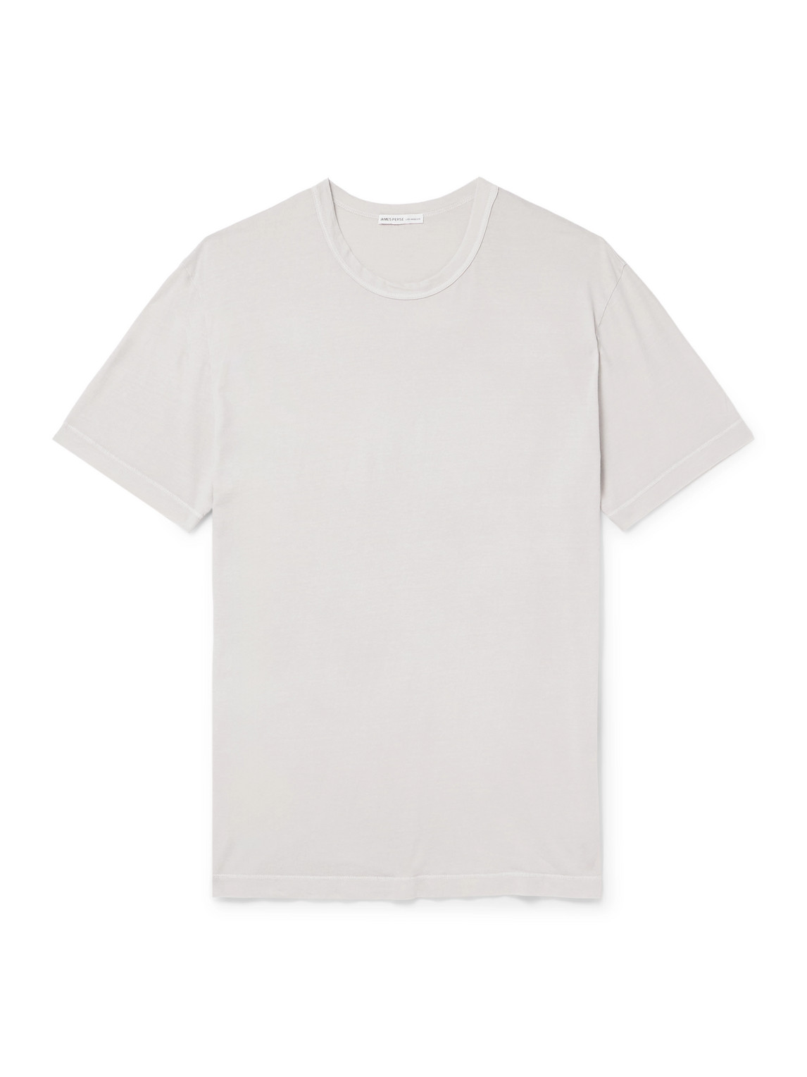 James Perse Combed Cotton-jersey T-shirt In Gray