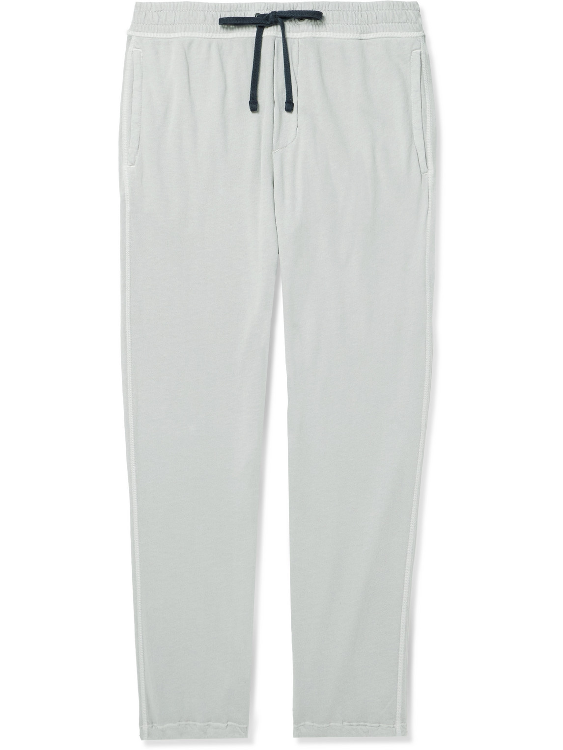 James Perse Straight-leg Cotton-jersey Sweatpants In Gray