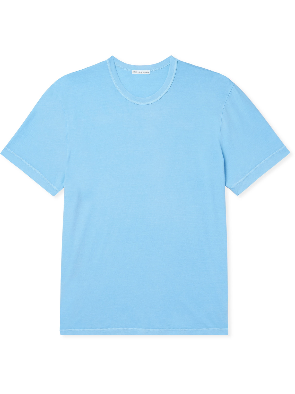 James Perse Combed Cotton-jersey T-shirt In Blue