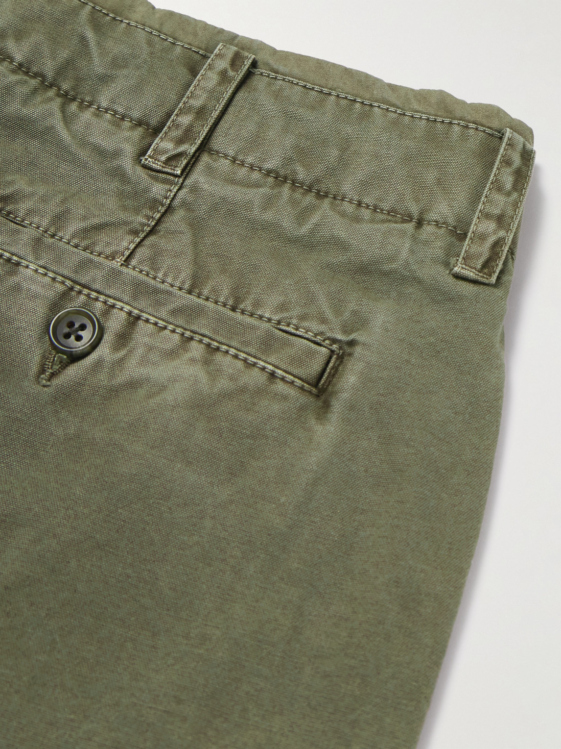 JAMES PERSE STRAIGHT-LEG COTTON-CANVAS TROUSERS 