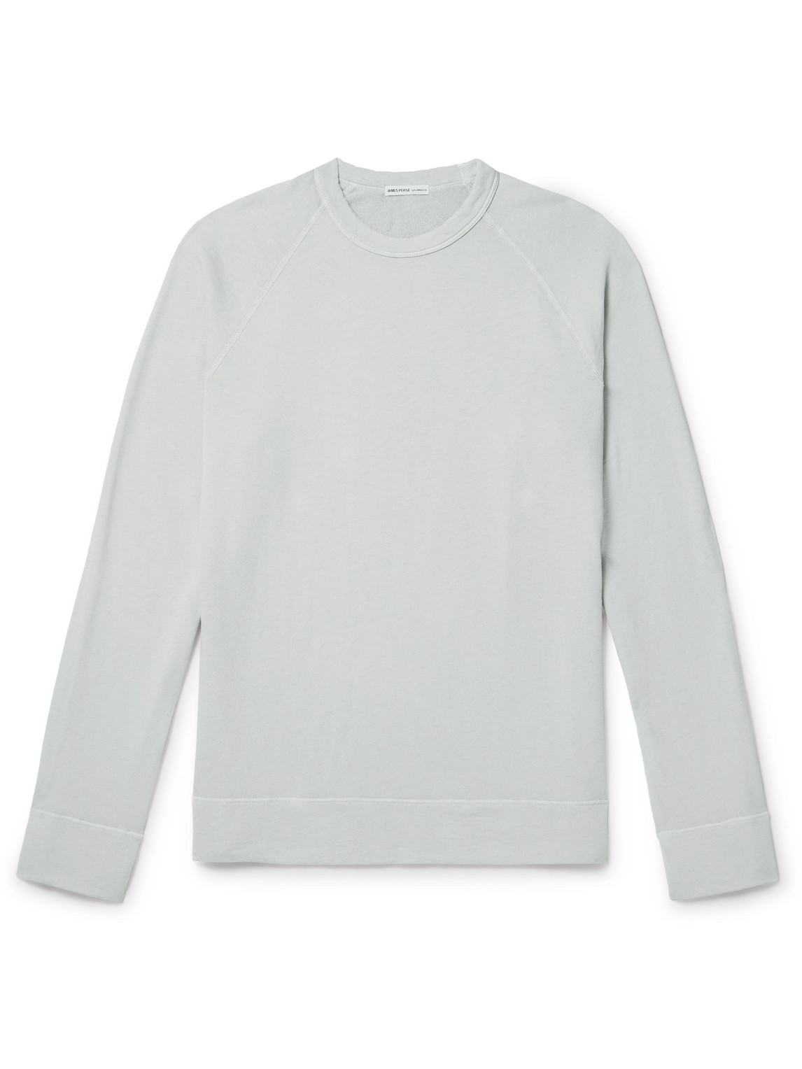 James Perse Cotton-jersey Sweatshirt In Gray