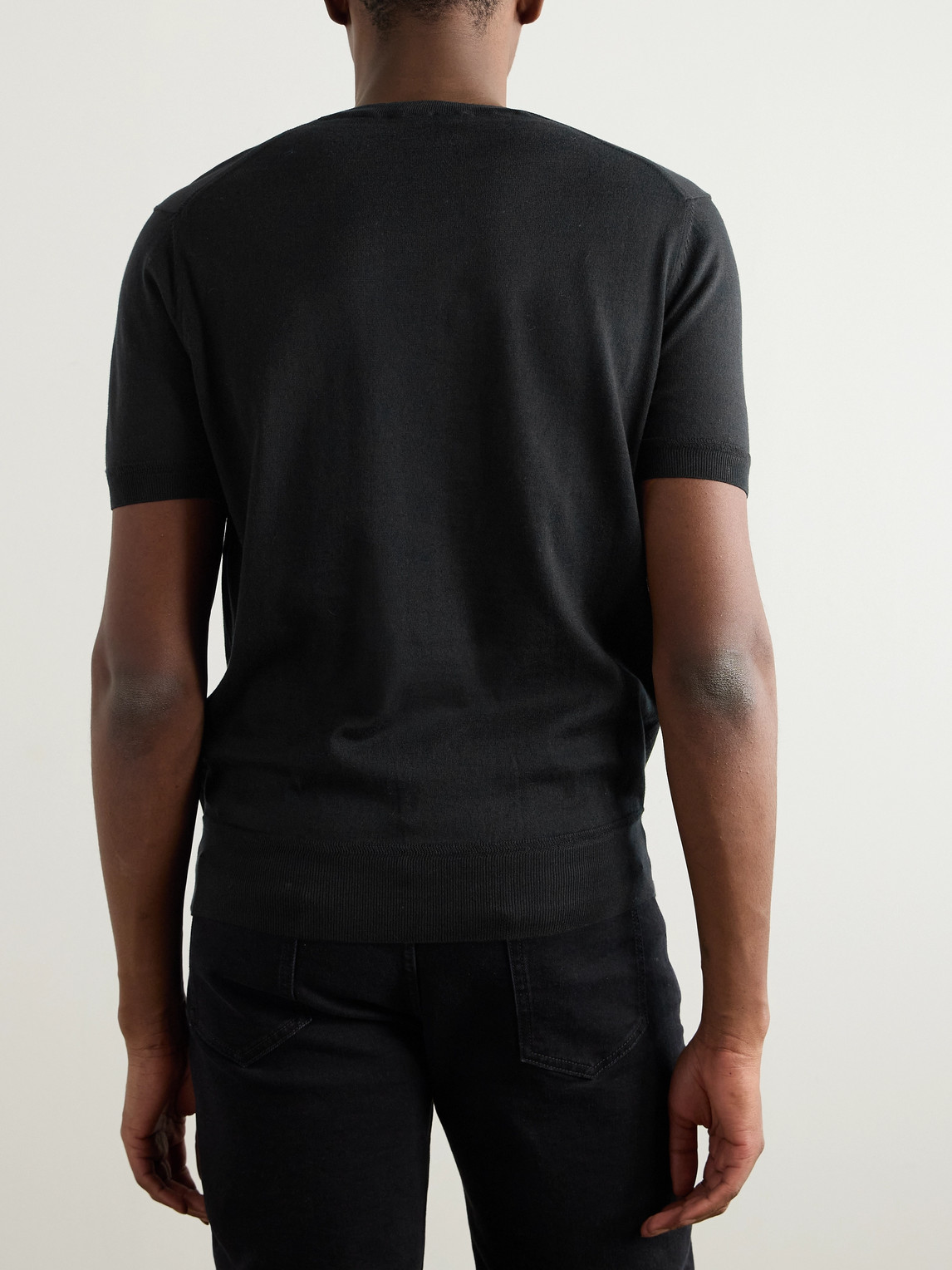 Tom Ford Slim-fit Cotton-jersey T-shirt In Black