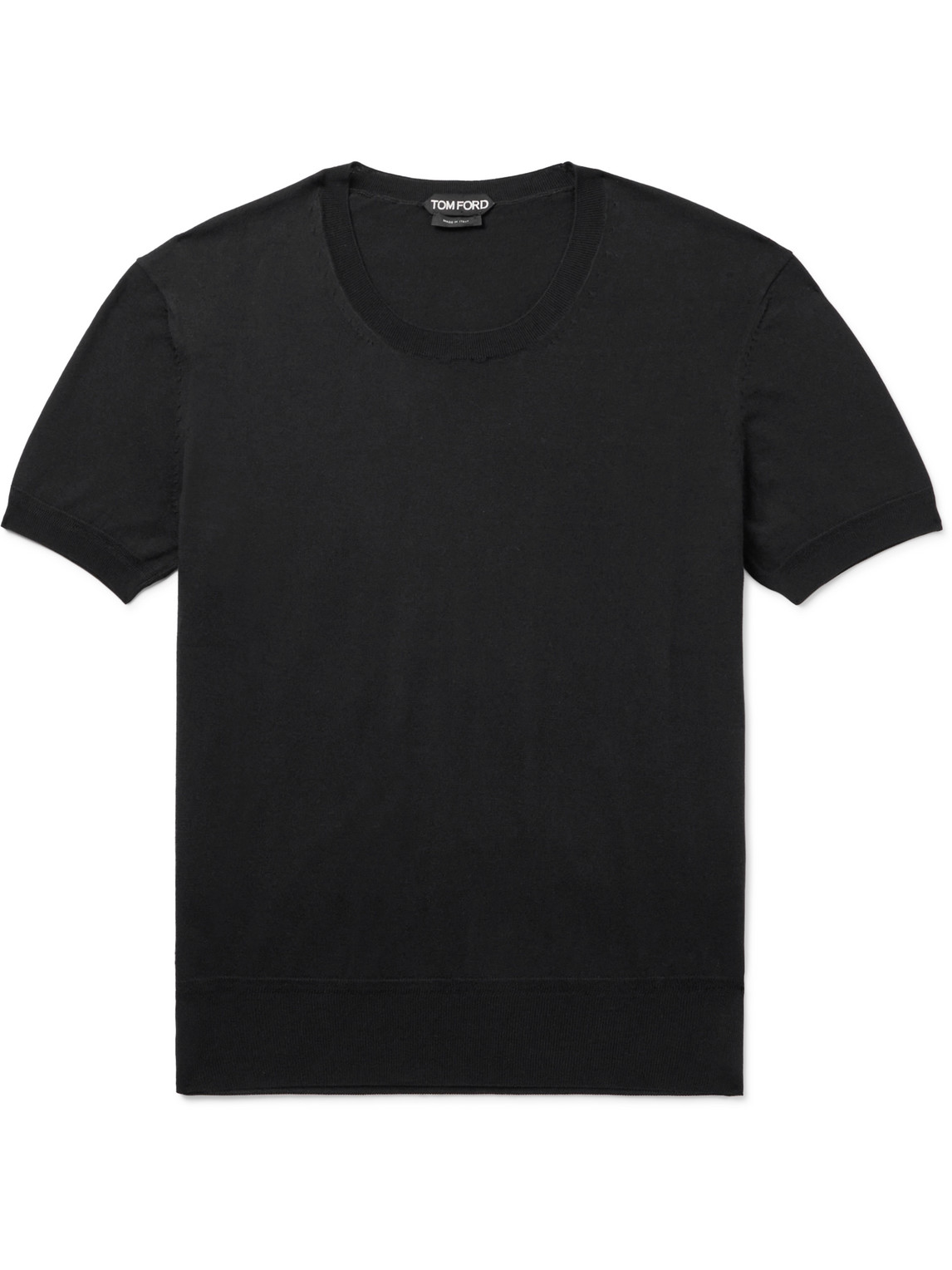 Tom Ford Slim-fit Cotton-jersey T-shirt In Black