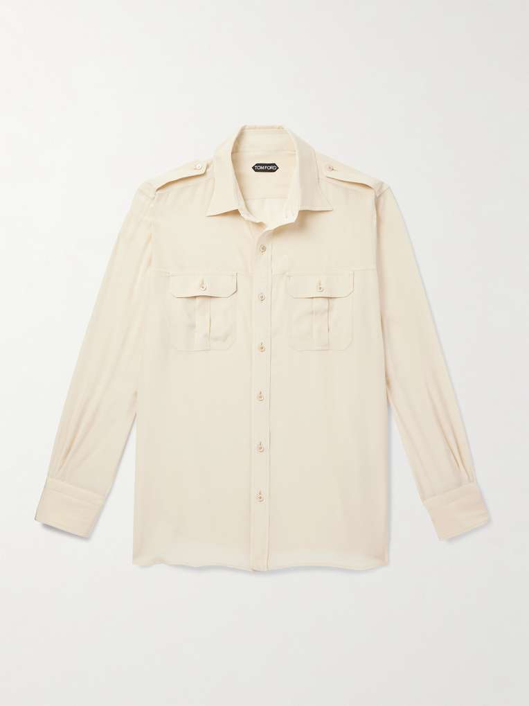 Tom Ford — Oversized Silk Shirt
