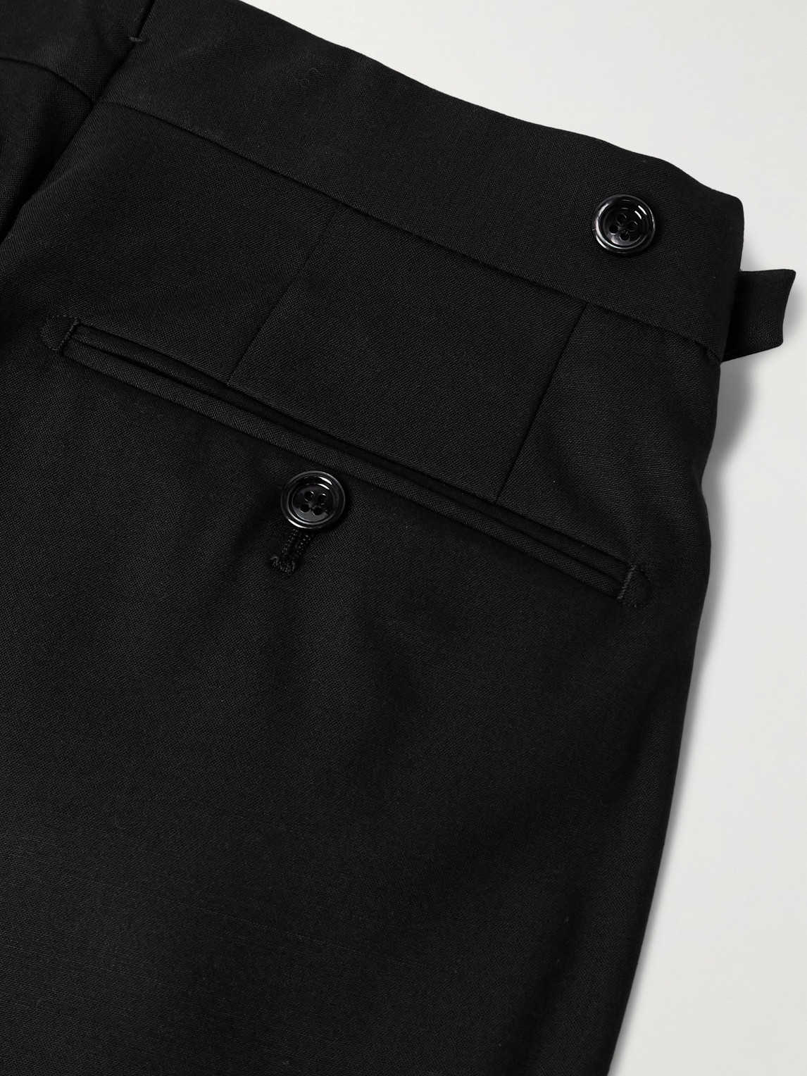 Tom Ford Lvr Exclusive 23cm Atticus Mohair Pants In Black