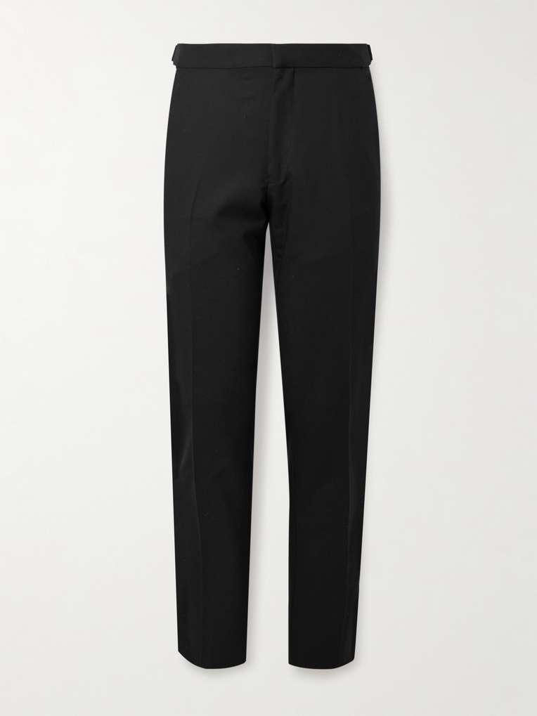 Tom Ford — Slim-Fit Silk and Wool-Blend Trousers