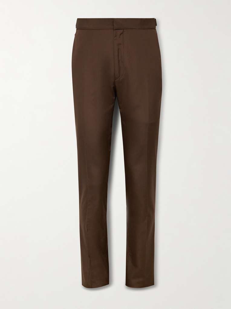 Tom Ford — Slim-Fit Silk Trousers