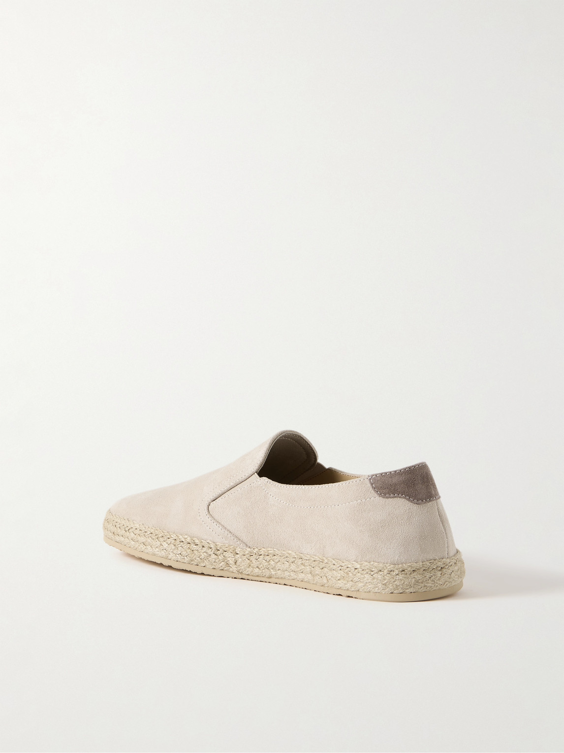 Brunello Cucinelli Suede Espadrilles In Neutrals