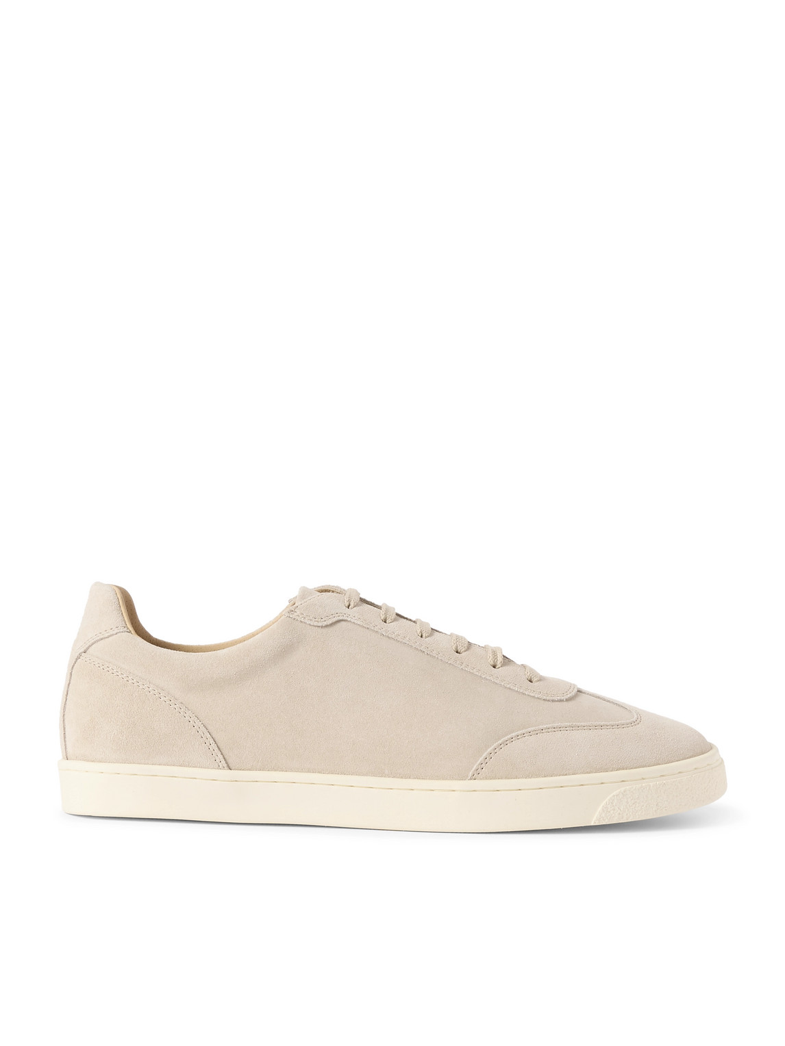 Brunello Cucinelli Essential Leather Sneakers In Neutrals