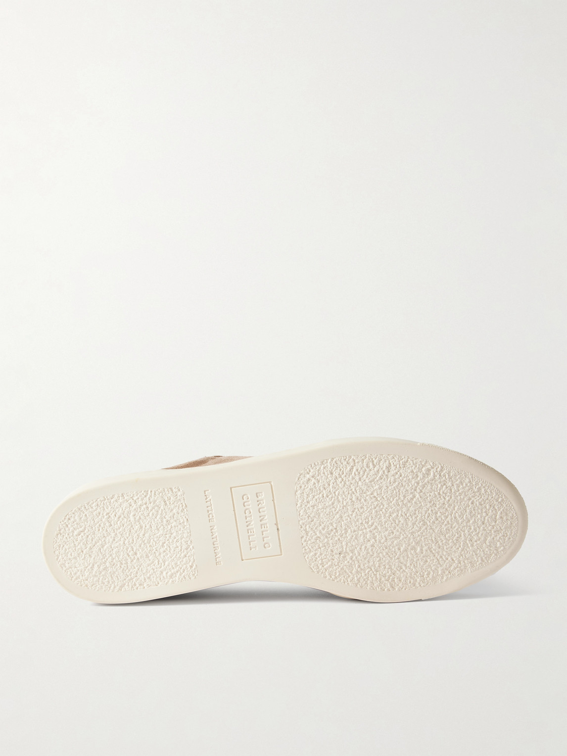 Brunello Cucinelli Coda Di Rondine Suede Sneakers In Brown