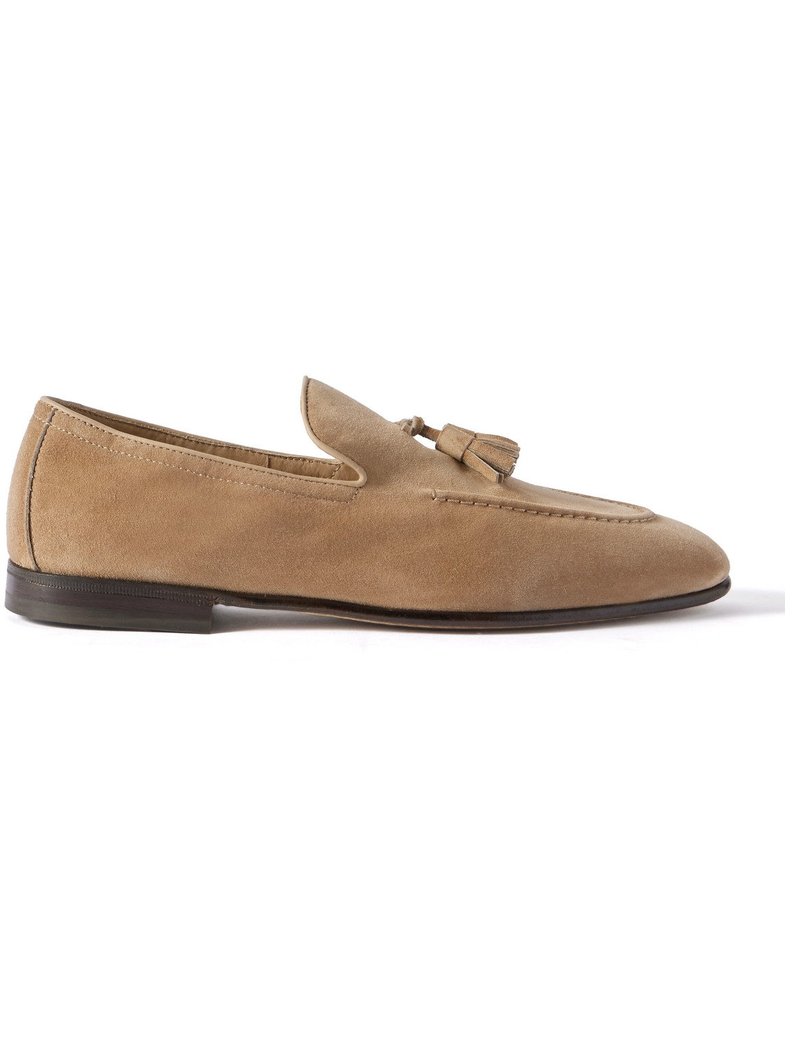 Brunello Cucinelli Tasselled Suede Loafers - Men