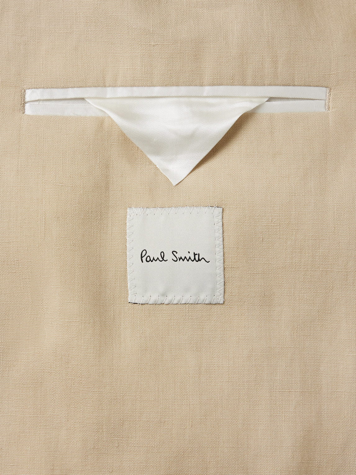 PAUL SMITH DOUBLE-BREASTED LINEN BLAZER