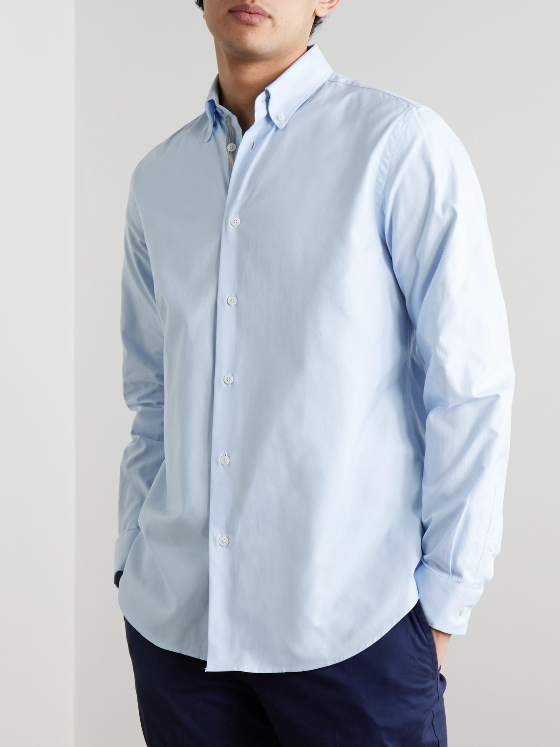 PAUL SMITH BUTTON-DOWN COLLAR COTTON OXFORD SHIRT