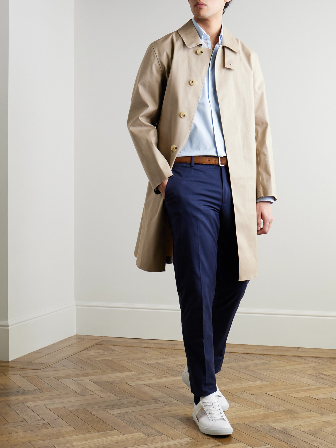 PAUL SMITH BUTTON-DOWN COLLAR COTTON OXFORD SHIRT