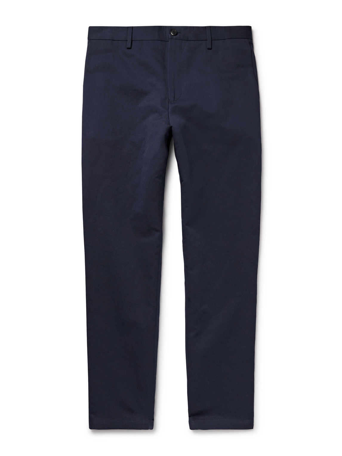 Paul Smith Slim-fit Straight-leg Cotton And Linen-blend Suit Trousers In Blue