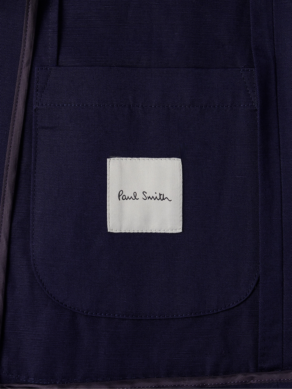 PAUL SMITH COTTON AND LINEN-BLEND SUIT JACKET