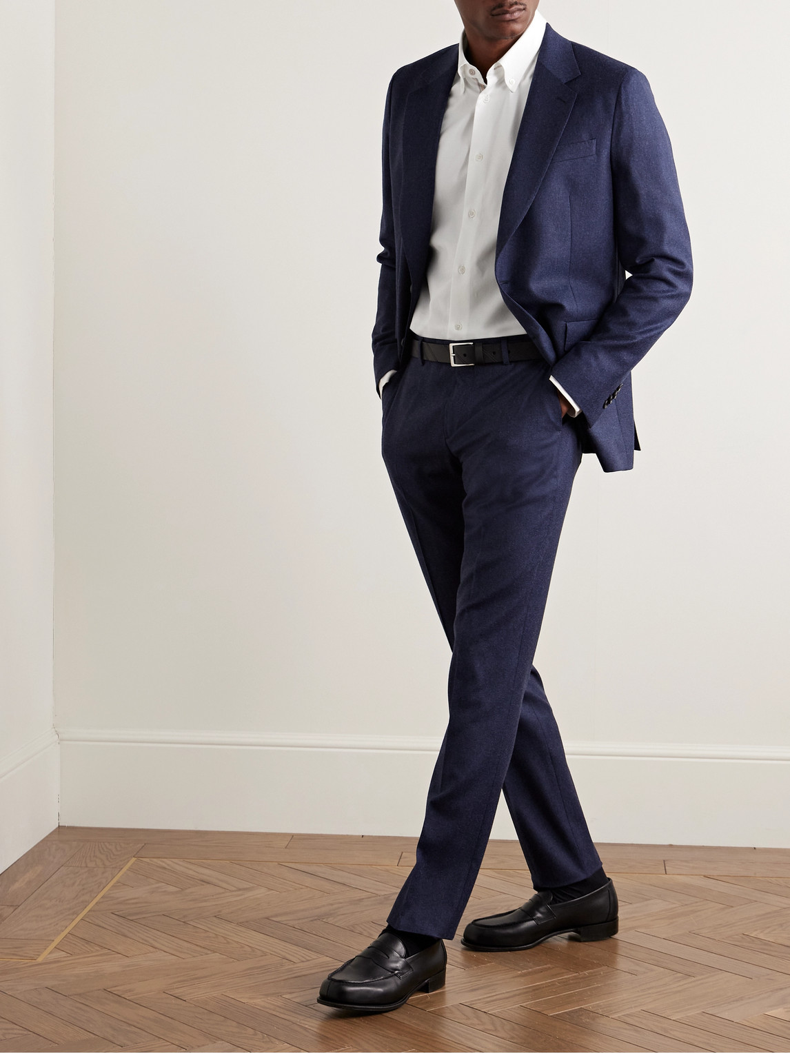 Shop Paul Smith Button-down Collar Cotton Oxford Shirt In White