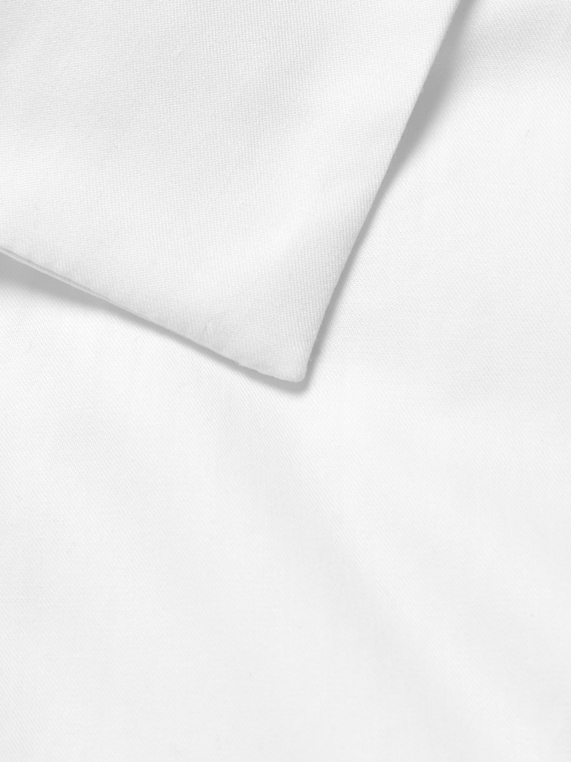 Mr P. - Cutaway-Collar Cotton-Poplin Shirt