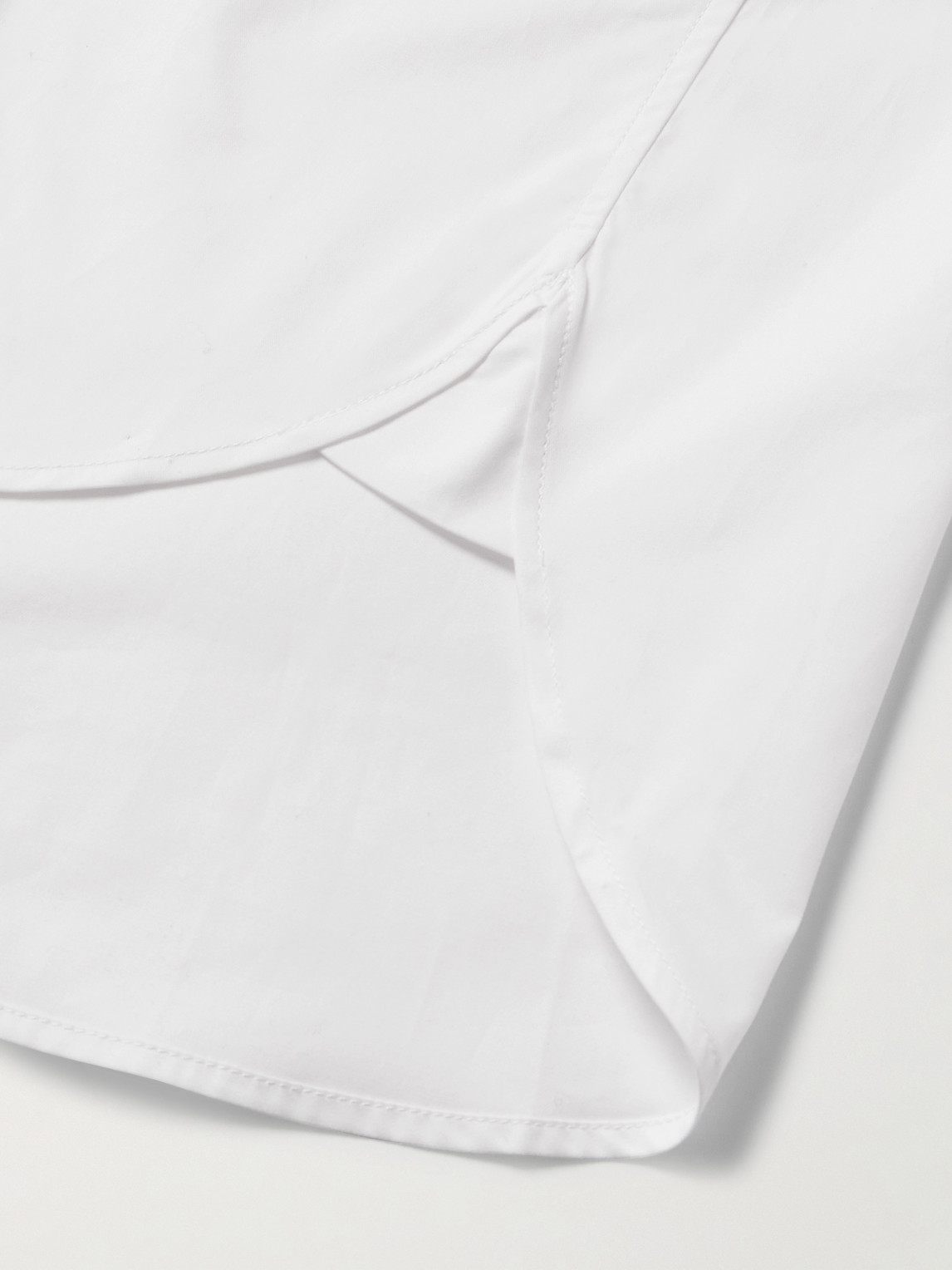 Mr P. - Cutaway-Collar Cotton-Poplin Shirt