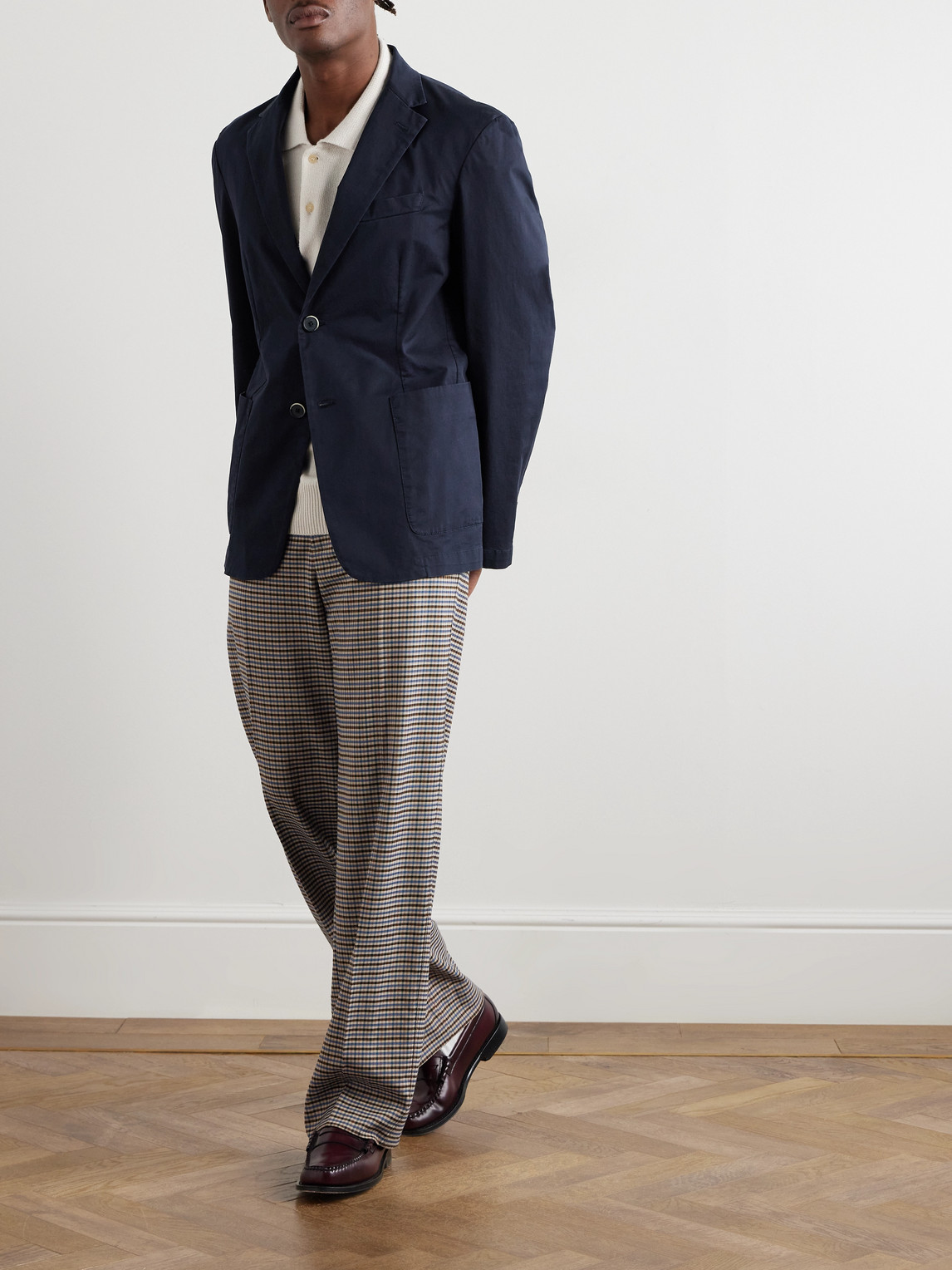 BARENA VENEZIA BORGO COTTON-BLEND SUIT JACKET 