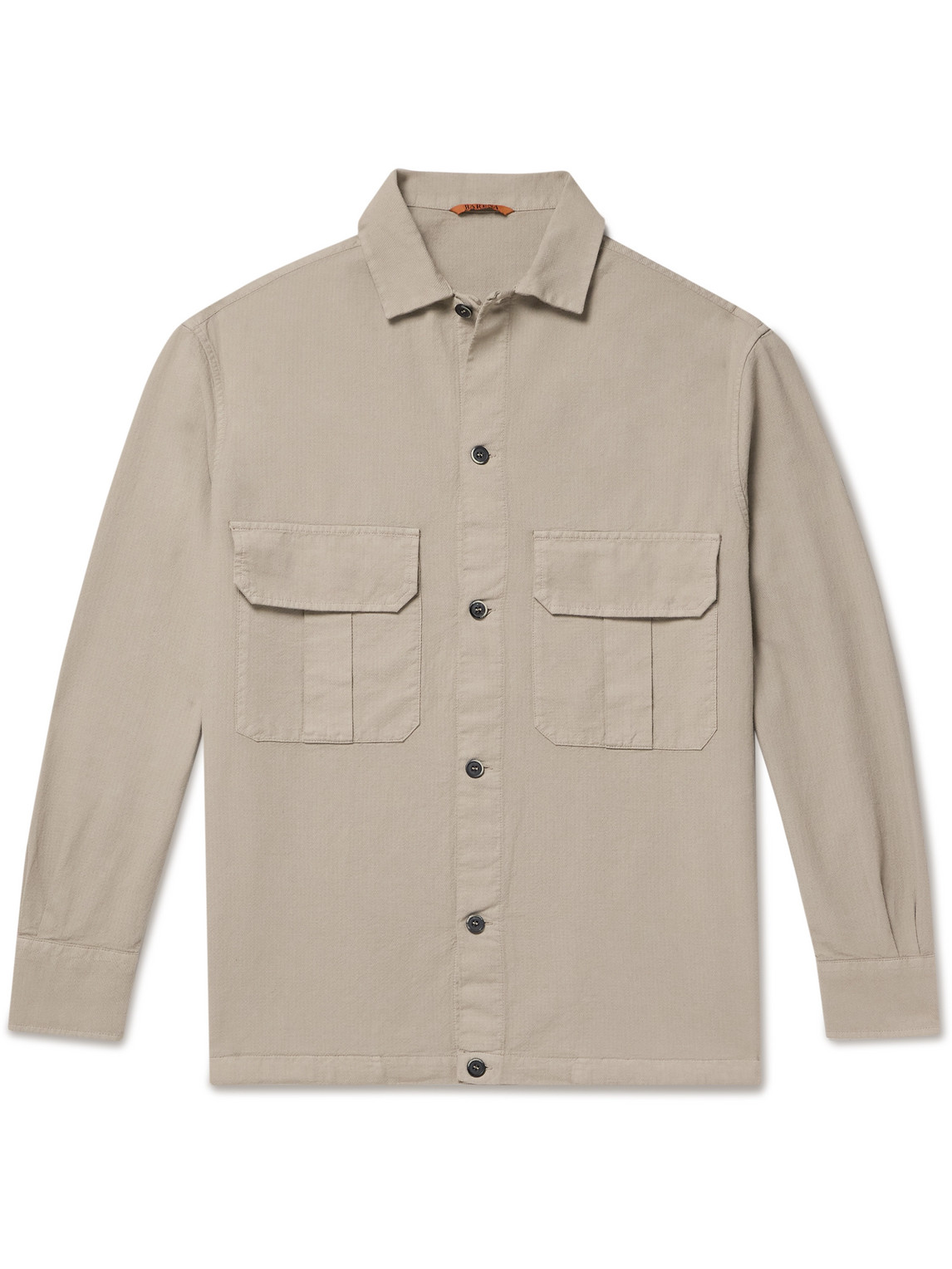 Barena Venezia Arela Cotton Overshirt In Neutrals
