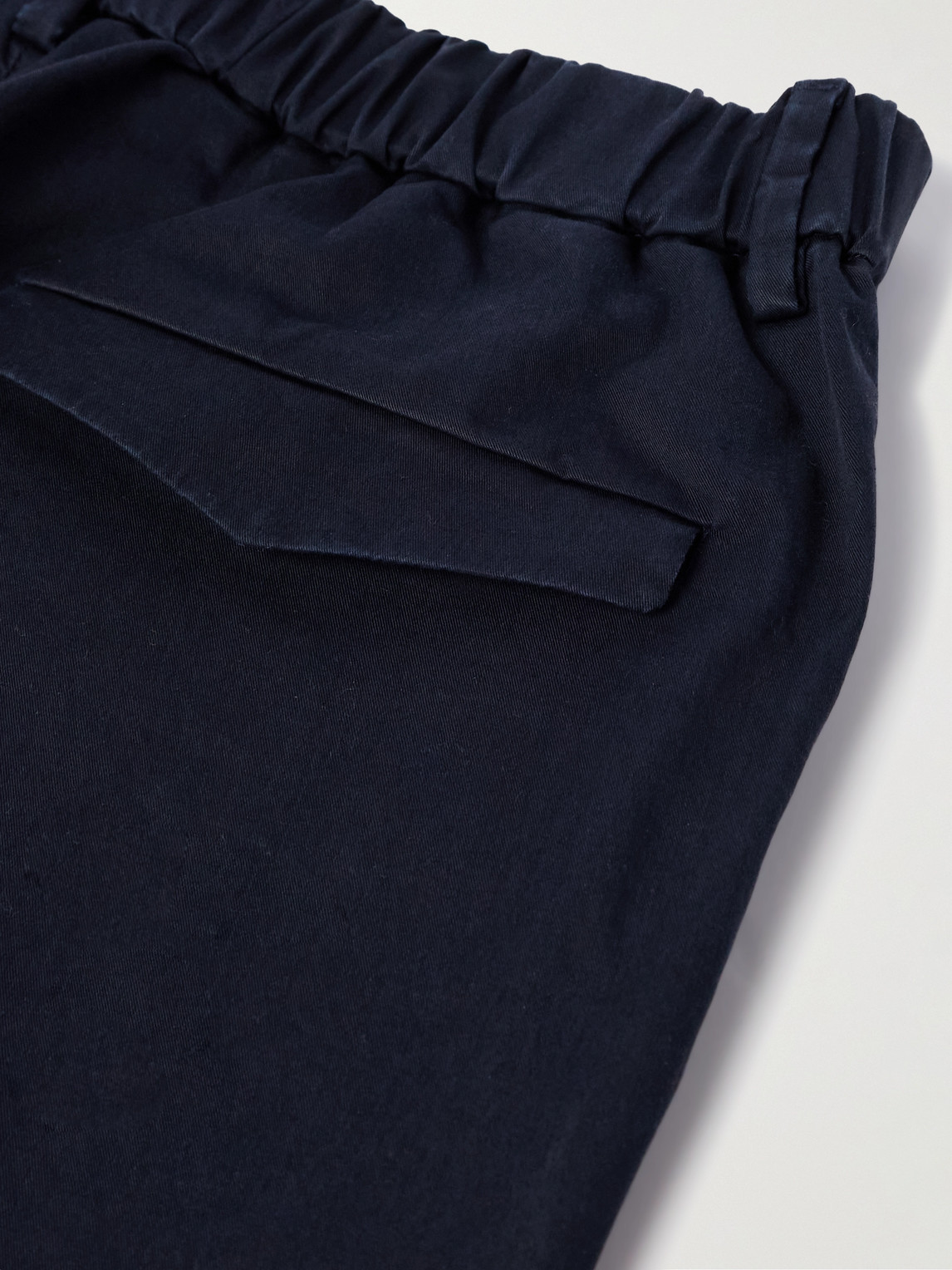 BARENA VENEZIA PINCO SLIM-FIT STRAIGHT-LEG STRETCH-COTTON TWILL TROUSERS 