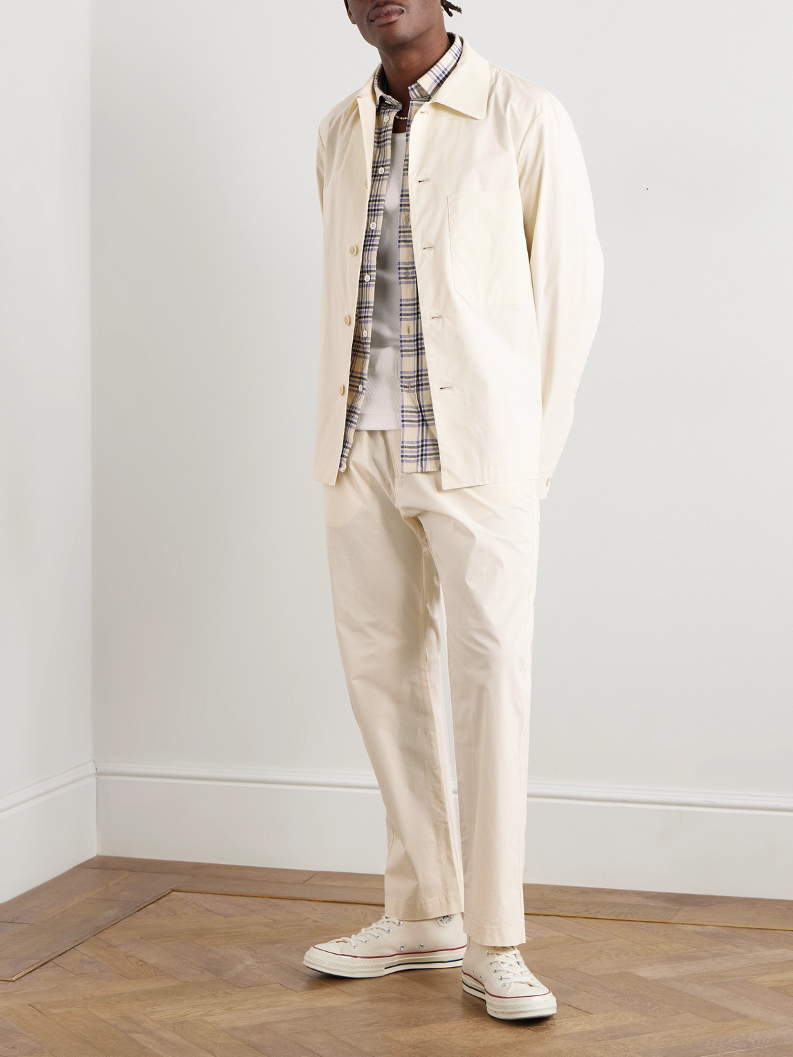 BARENA VENEZIA CEDRONE COTTON-BLEND OVERSHIRT