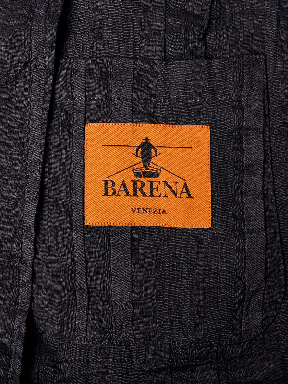BARENA VENEZIA LEVO STRIPED LINEN AND COTTON-BLEND BLAZER